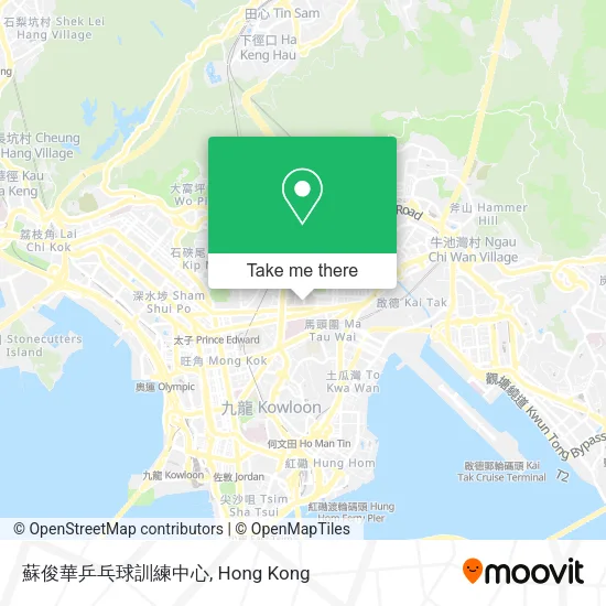 蘇俊華乒乓球訓練中心地圖