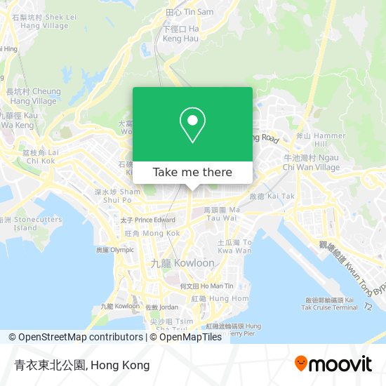 青衣東北公園地圖