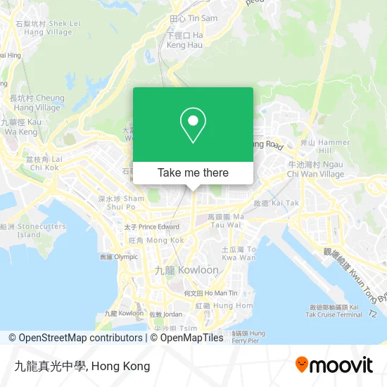 九龍真光中學 map