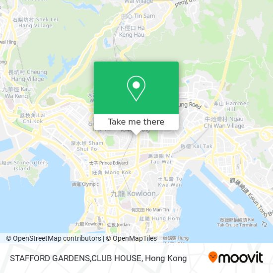 STAFFORD GARDENS,CLUB HOUSE map