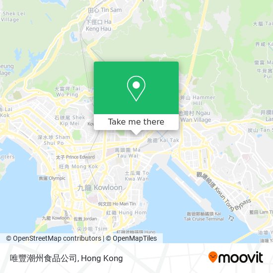 唯豐潮州食品公司 map