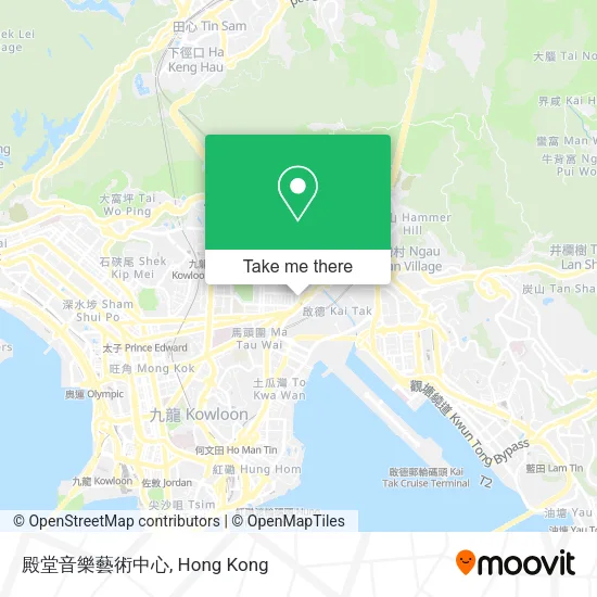 殿堂音樂藝術中心地圖