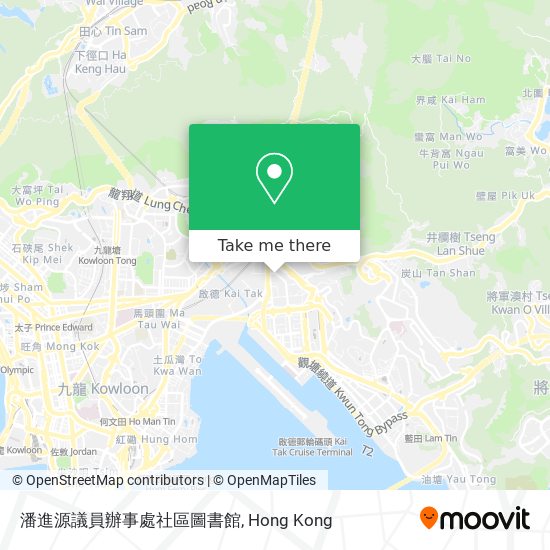 潘進源議員辦事處社區圖書館地圖