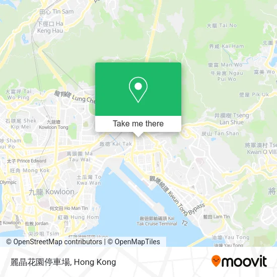 麗晶花園停車場 map