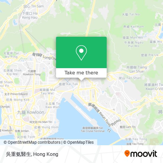 吳重氨醫生 map