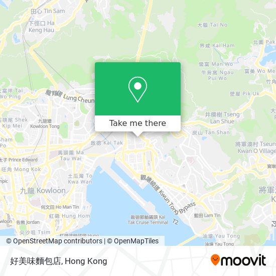 好美味麵包店 map