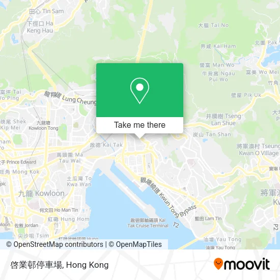 啓業邨停車場地圖