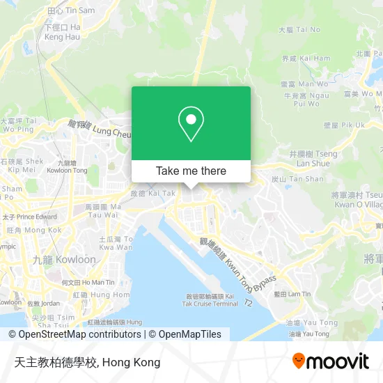 天主教柏德學校地圖