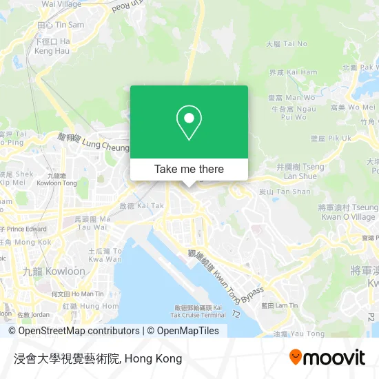 浸會大學視覺藝術院地圖