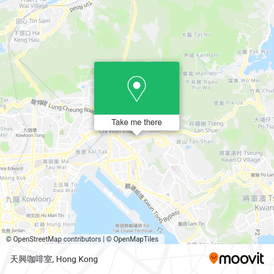 天興咖啡室地圖