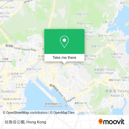 佐敦谷公園地圖