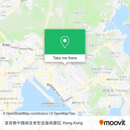 基督教中國佈道會聖道迦南書院地圖