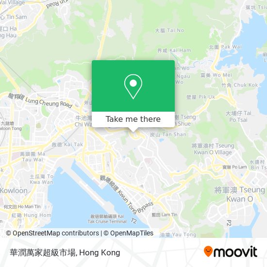 華潤萬家超級市場 map