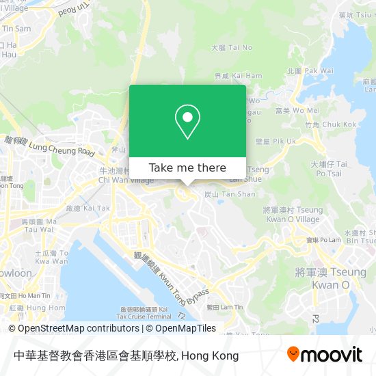 中華基督教會香港區會基順學校地圖