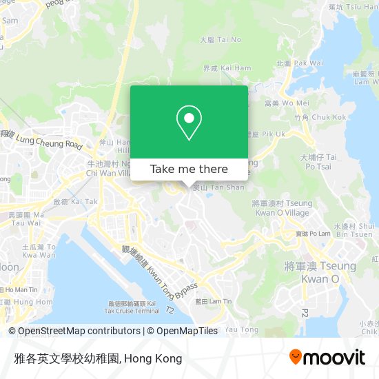 雅各英文學校幼稚園地圖