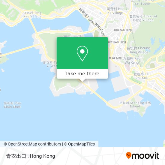 青衣出口.地圖