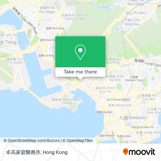 卓高家庭醫務所地圖