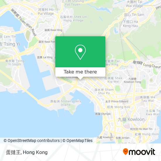 蛋撻王 map