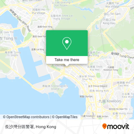 長沙灣分區警署地圖
