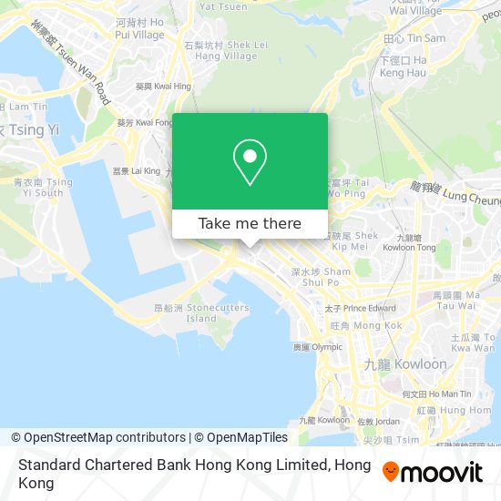 Standard Chartered Bank Hong Kong Limited地圖