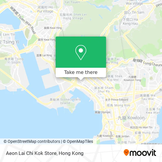 Aeon Lai Chi Kok Store map