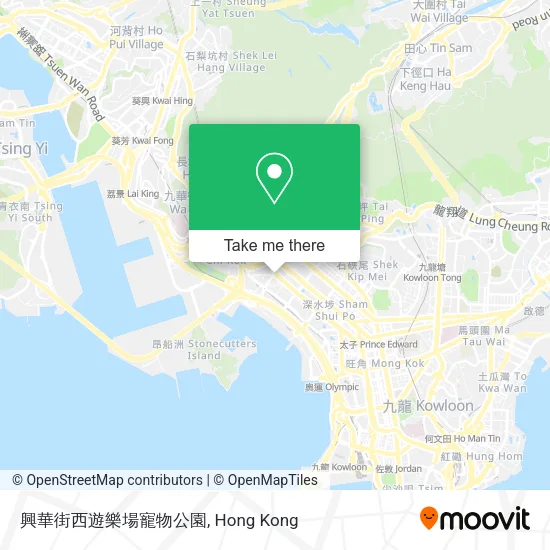 興華街西遊樂場寵物公園地圖