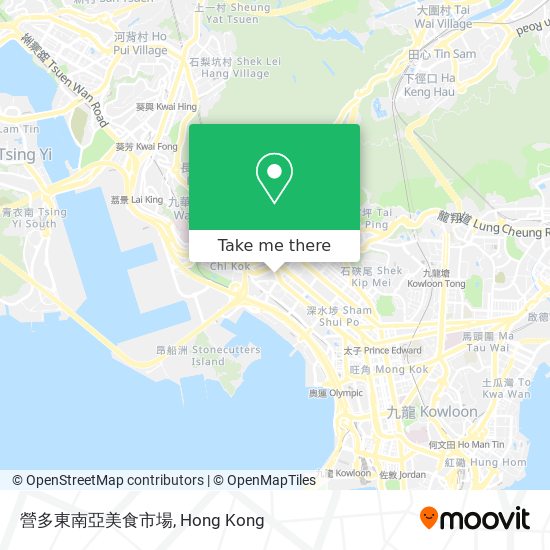 營多東南亞美食市場 map