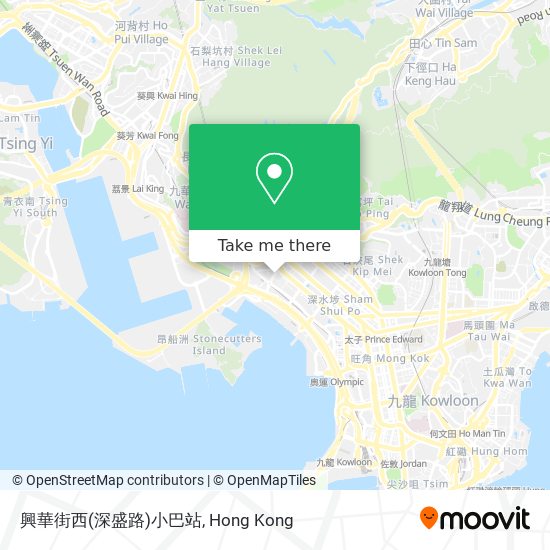 興華街西(深盛路)小巴站 map