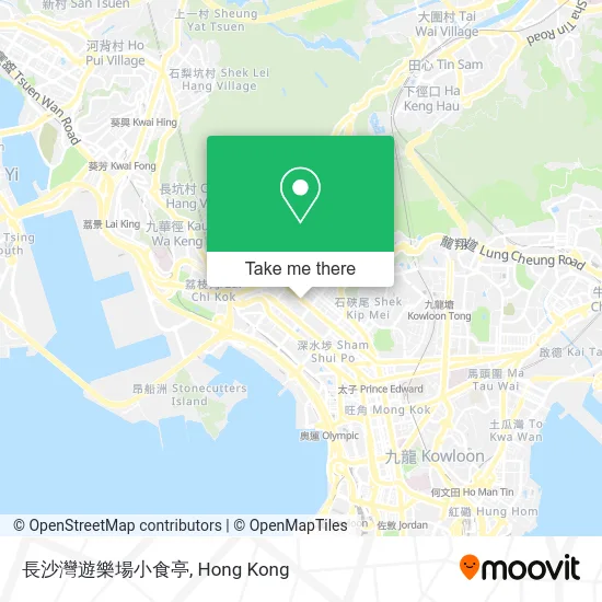 長沙灣遊樂場小食亭 map