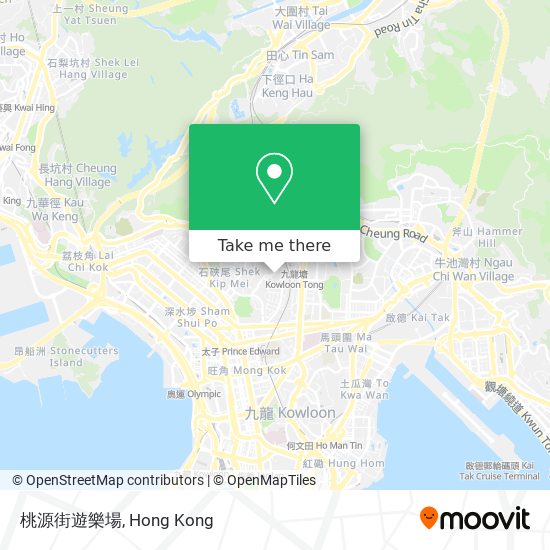 桃源街遊樂場 map