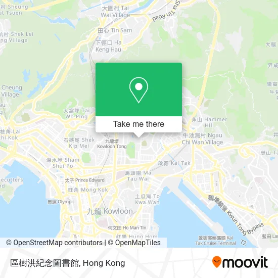 區樹洪紀念圖書館地圖