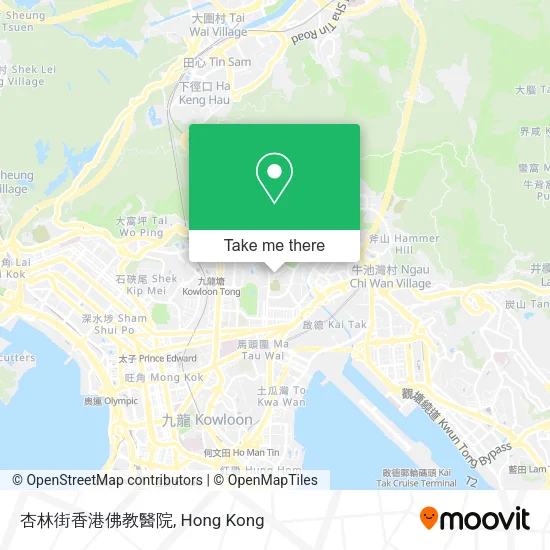 杏林街香港佛教醫院地圖