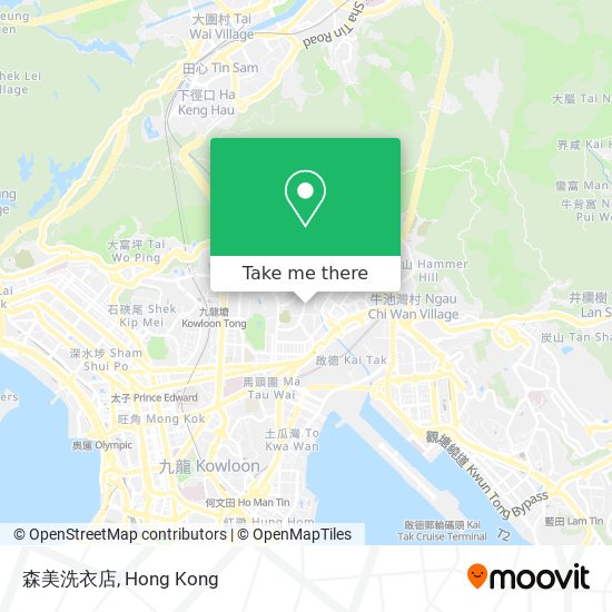 森美洗衣店 map