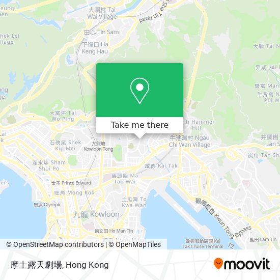摩士露天劇場地圖