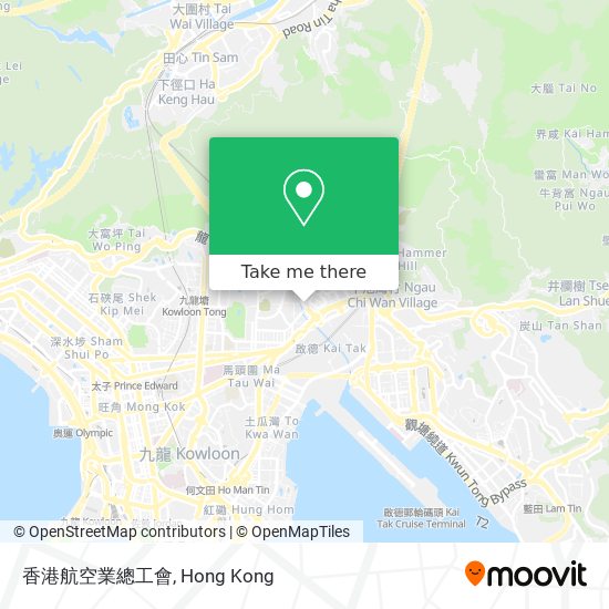 香港航空業總工會 map
