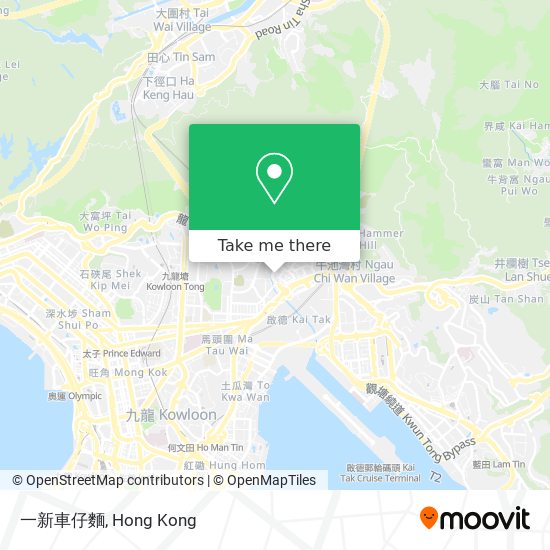 一新車仔麵 map