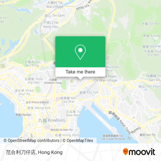 范合利刀仔店地圖