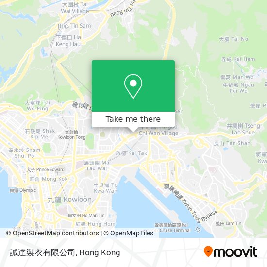誠達製衣有限公司地圖
