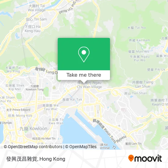發興茂昌雜貨地圖