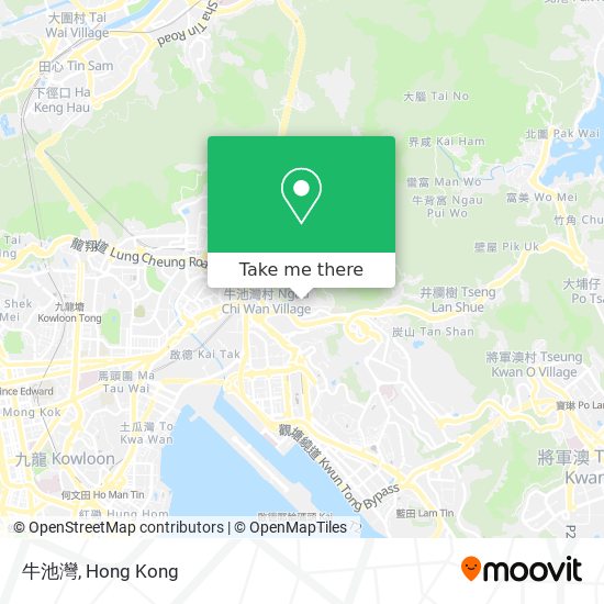 牛池灣地圖