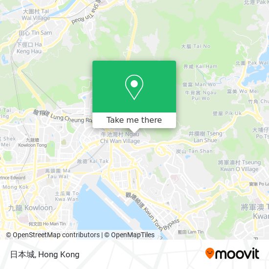 日本城地圖