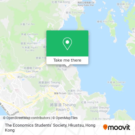 The Economics Students' Society, Hkustsu map