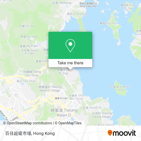 百佳超級市場 map