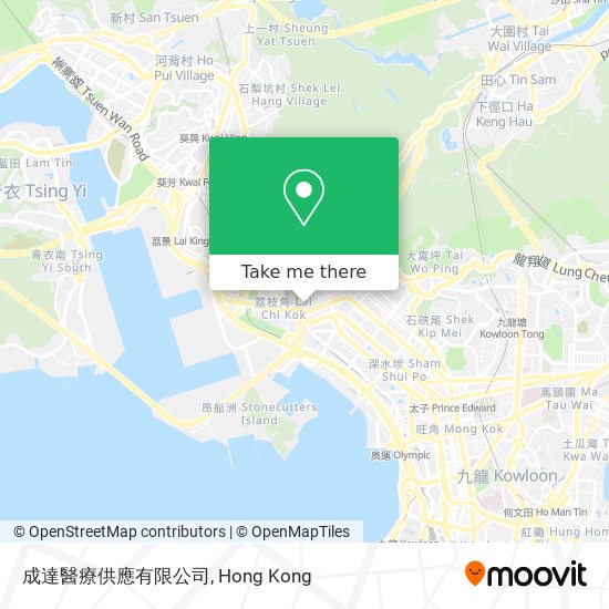成達醫療供應有限公司 map
