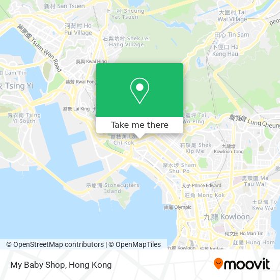 My Baby Shop map