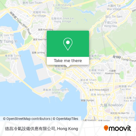 德昌冷氣設備供應有限公司 map