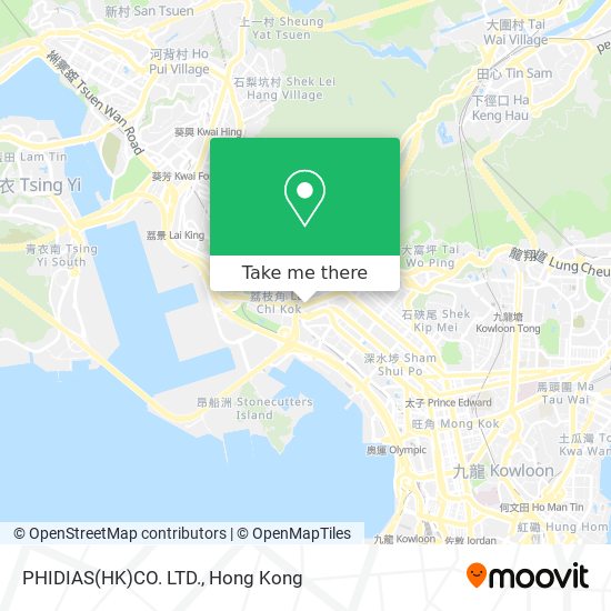 PHIDIAS(HK)CO. LTD. map