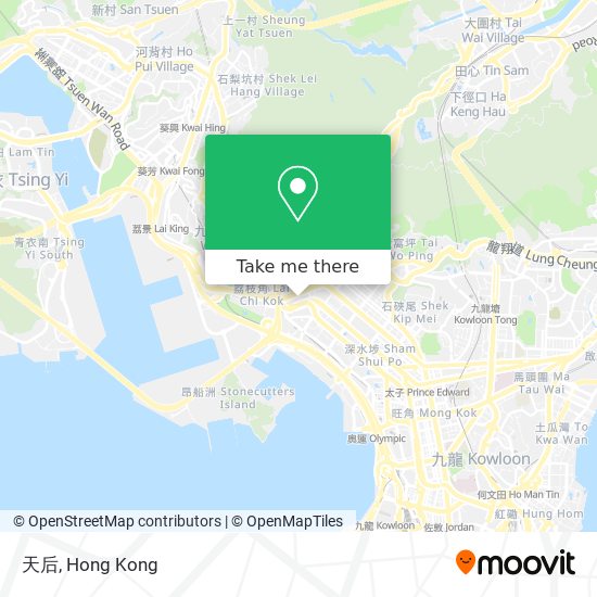 天后地圖