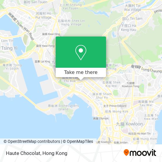 Haute Chocolat map