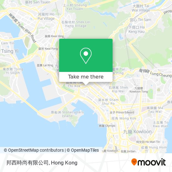 邦西時尚有限公司 map